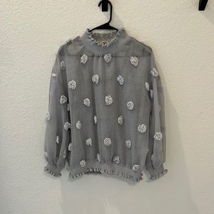 Polka Dot Blouse, Good Condition